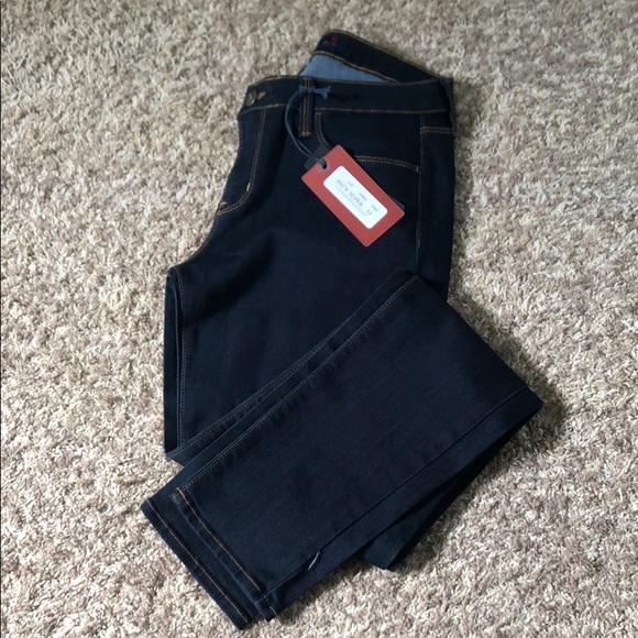 NWT JUST USA SUPER DARK WASH JEANS! - Picture 2 of 5